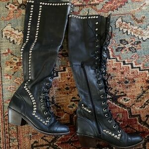 Free People festival tall boots